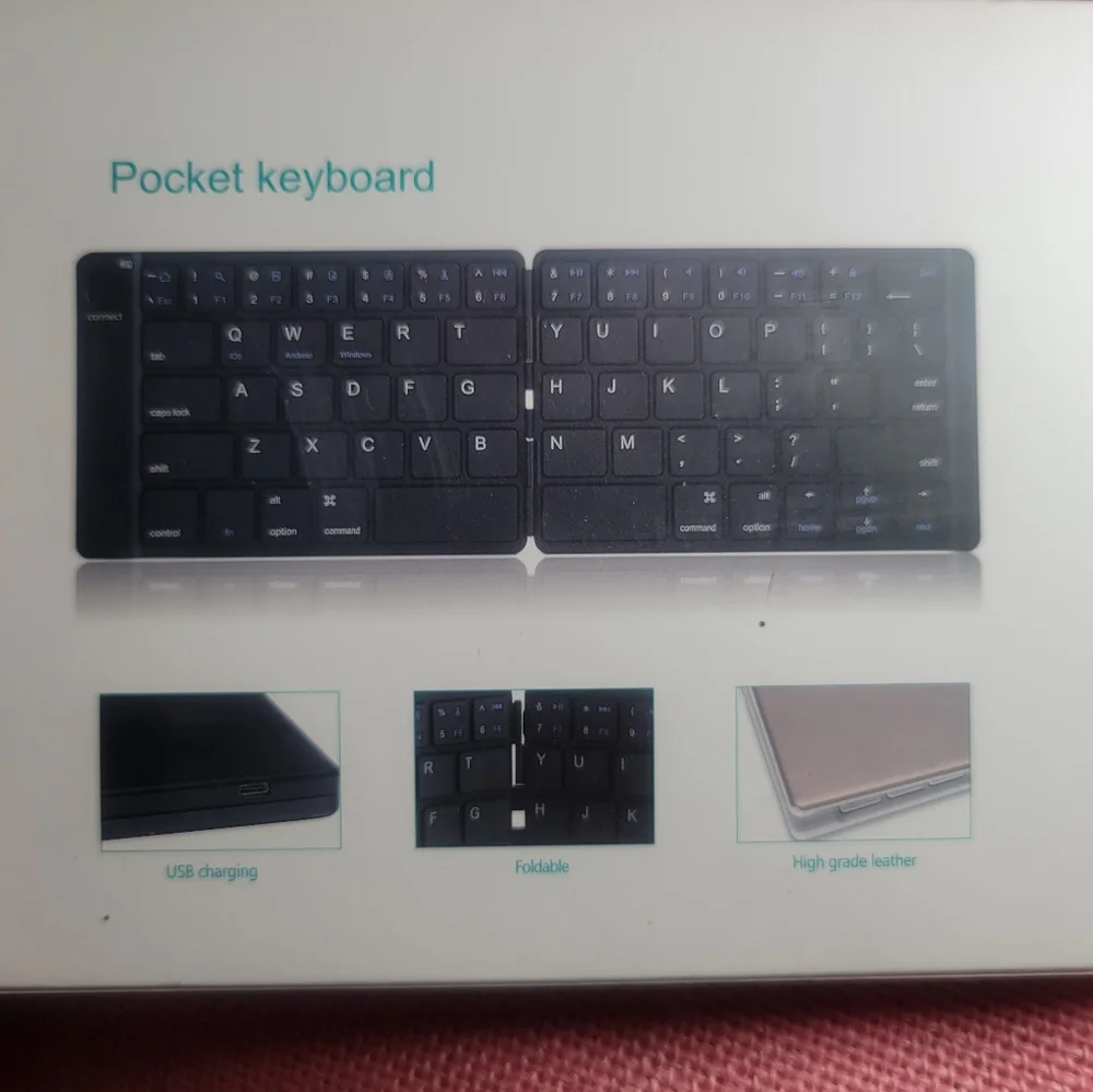 Samser Keyboard Foldable Bluetooth